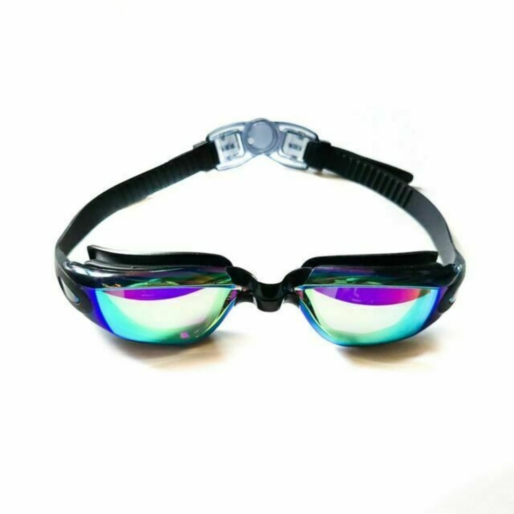 Aegend Anti Fog UV Protection Swim Goggles - Aqua‎ Black